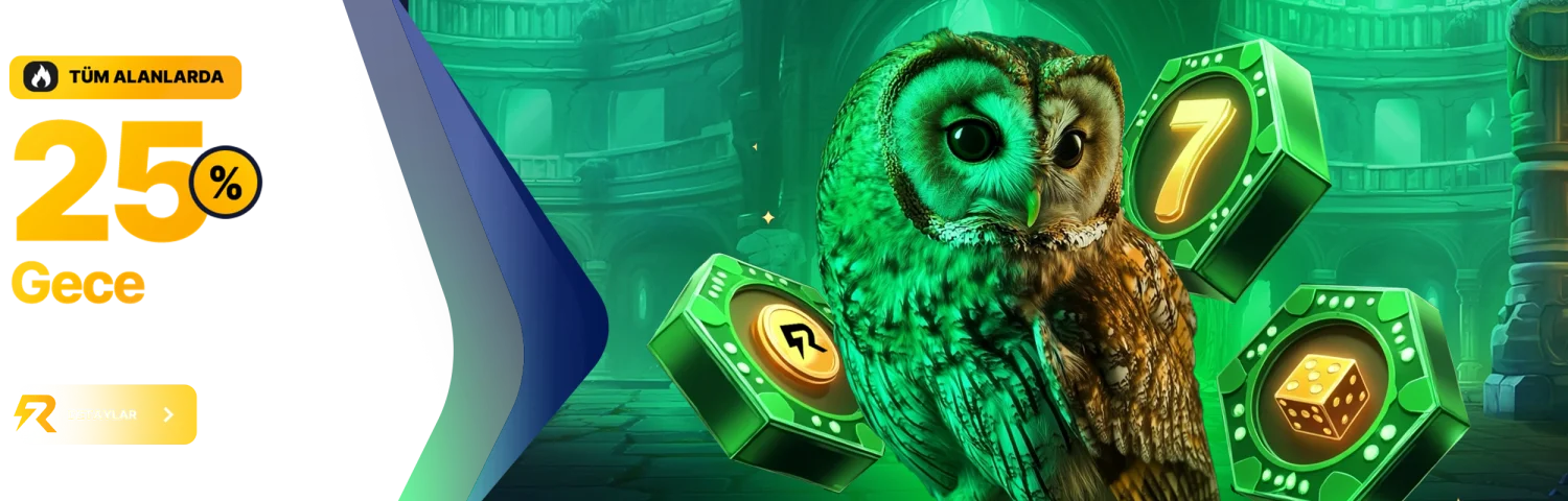 %25 Gece Kayıp Bonusu
