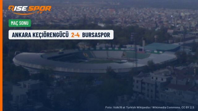 Iheanacho durdurulamıyor: Bursaspor, Keçiörengücü deplasmanından 4-2 galip döndü