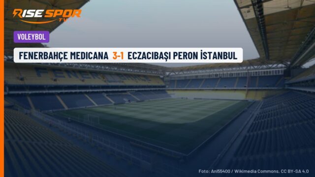 Fenerbahçe Medicana, Eczacıbaşı Peron derbisini geriden gelerek kazandı