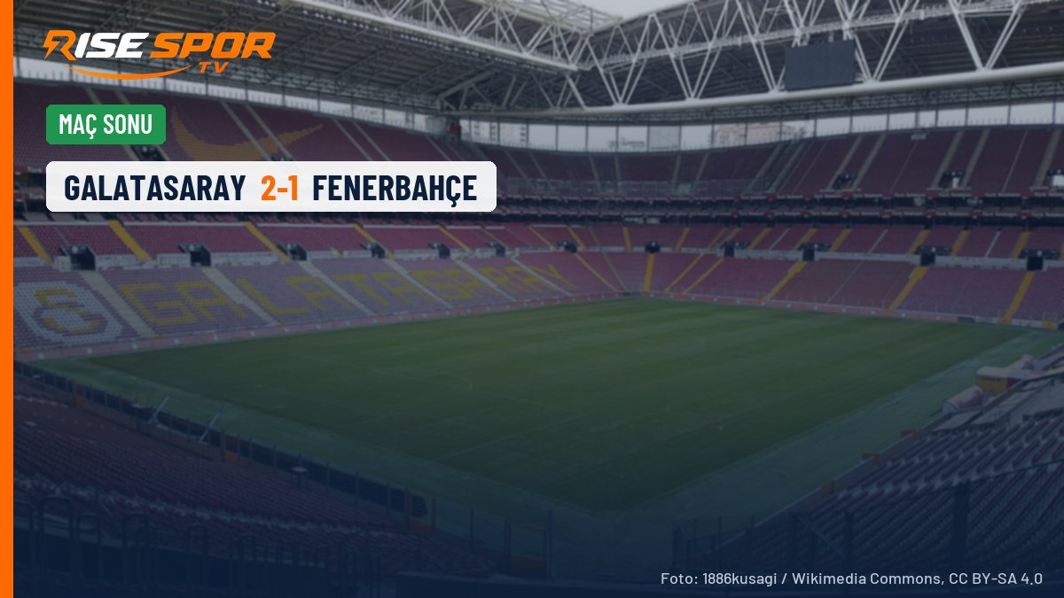 Galatasaray derbide Fenerbahçe'yi 2-1 yendi, Osimhen iki gol attı
