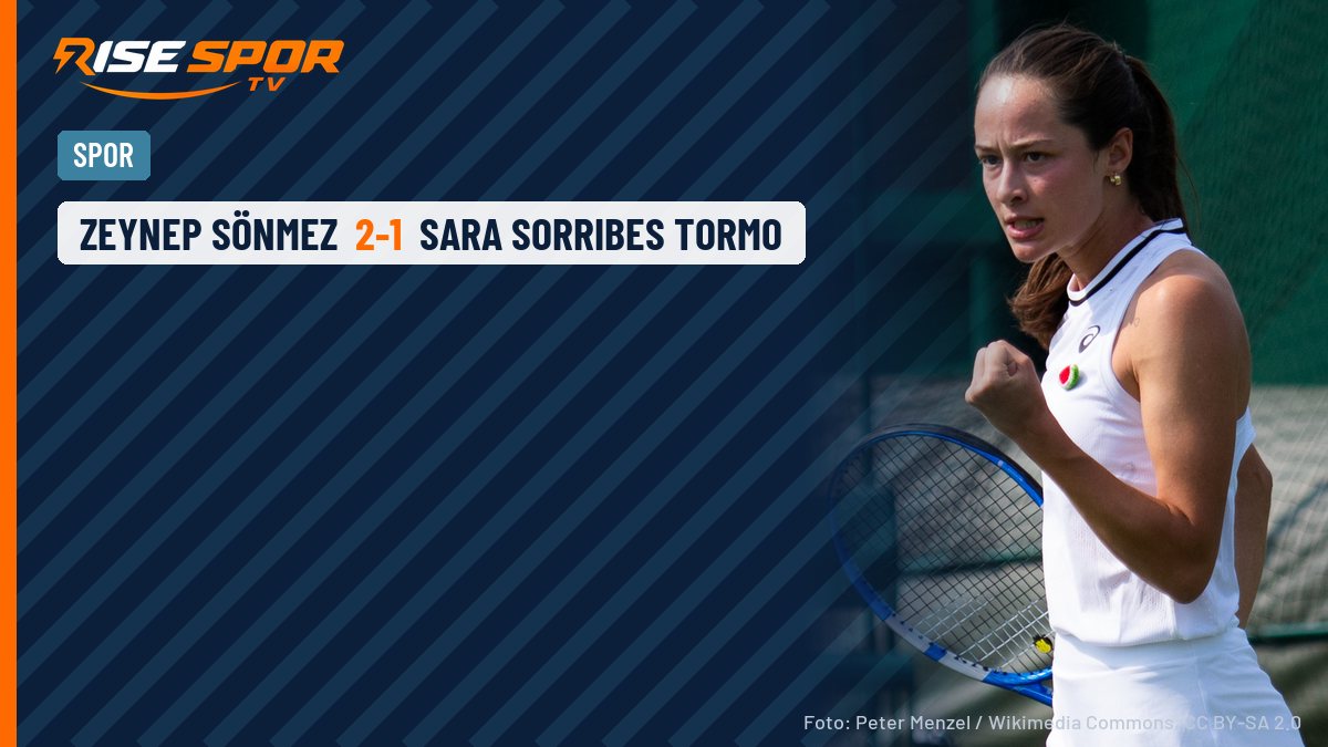 Zeynep Sönmez, Guangzhou'da Sorribes Tormo'yu eleyip 2. turda