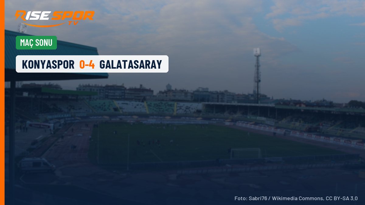 Galatasaray, Konya'da dört golle farkı açtı
