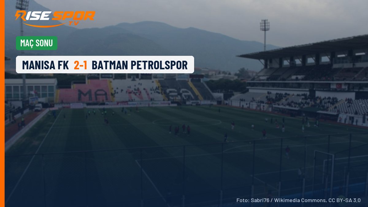 Manisa FK, Sylla'nın golleriyle 10 maçlık galibiyetsizliğe son verdi