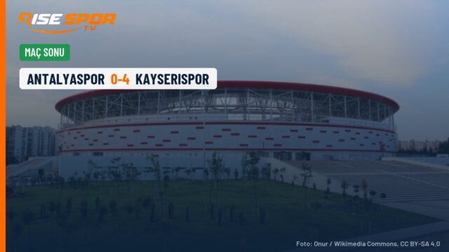 Kayserispor, Antalya’da Antalyaspor’u 4-0 yenerek zirvedeki yerini sağlamlaştırdı