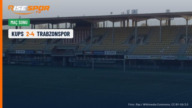 Trabzonspor, KuPS deplasmanında 4-2 kazandı: Franculino iki gol attı