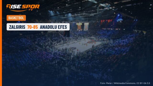 Anadolu Efes, Kaunas’ta Zalgiris’i 85-70 yenerek EuroLeague’deki ikinci zaferini aldı