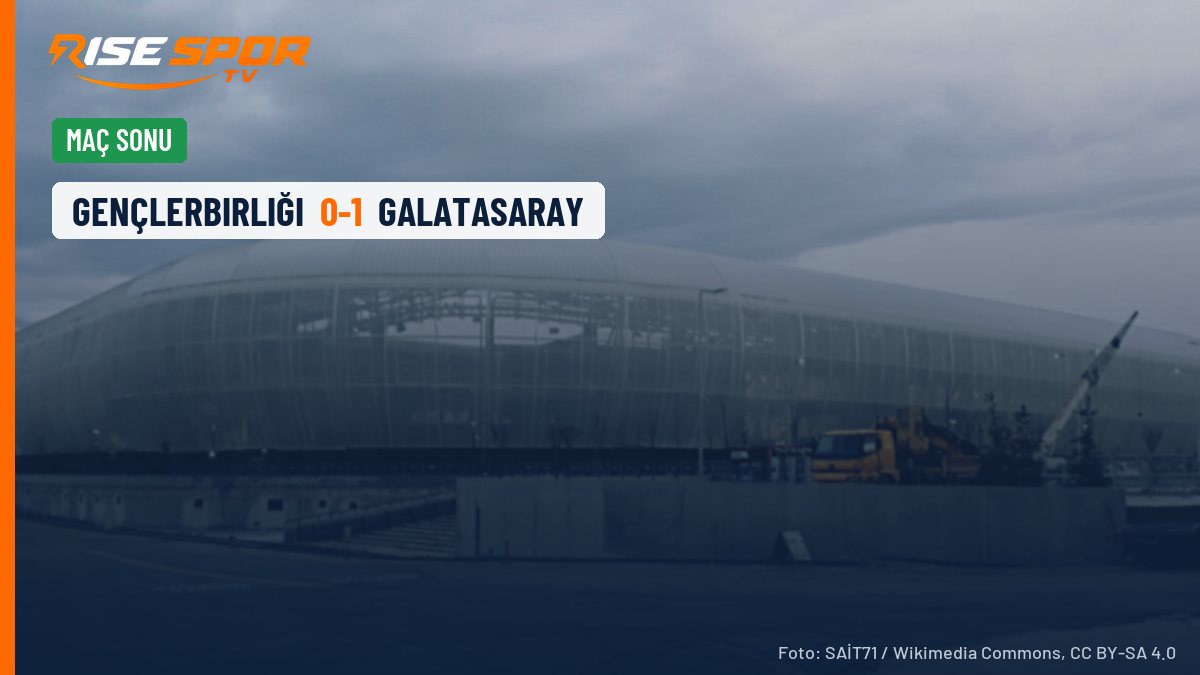 Galatasaray, Ankara'da Deniz Gül'ün 88. dakika golüyle liderliğini sürdürdü