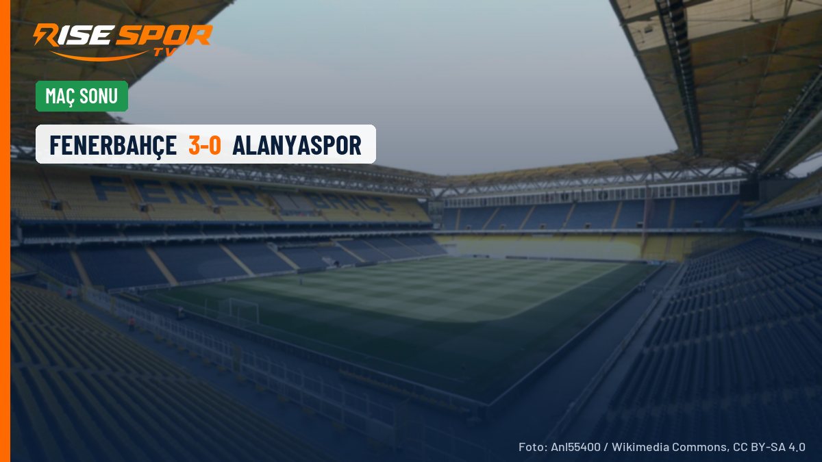 Fenerbahçe, Alanyaspor'u 3-0 yendi