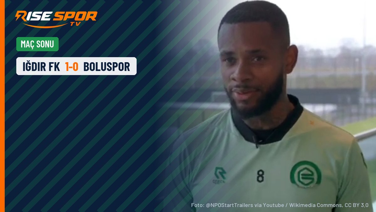 Iğdır FK, Boluspor'u Bacuna'nın golüyle geçti, puanını 23'e çıkardı