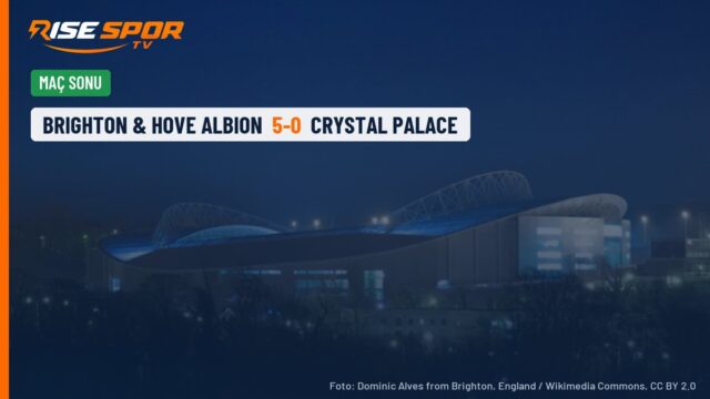 Brighton, Crystal Palace’ı 5-0 yendi: Derbide ilk 10 dakikada üç gol