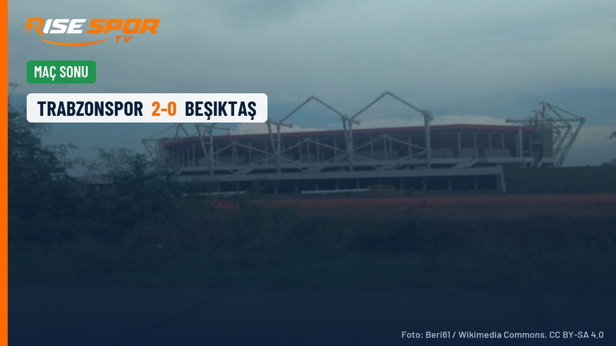Trabzonspor, Beşiktaş'ı Papara Park'ta 2-0 yendi; Fırtına zirve yarışında