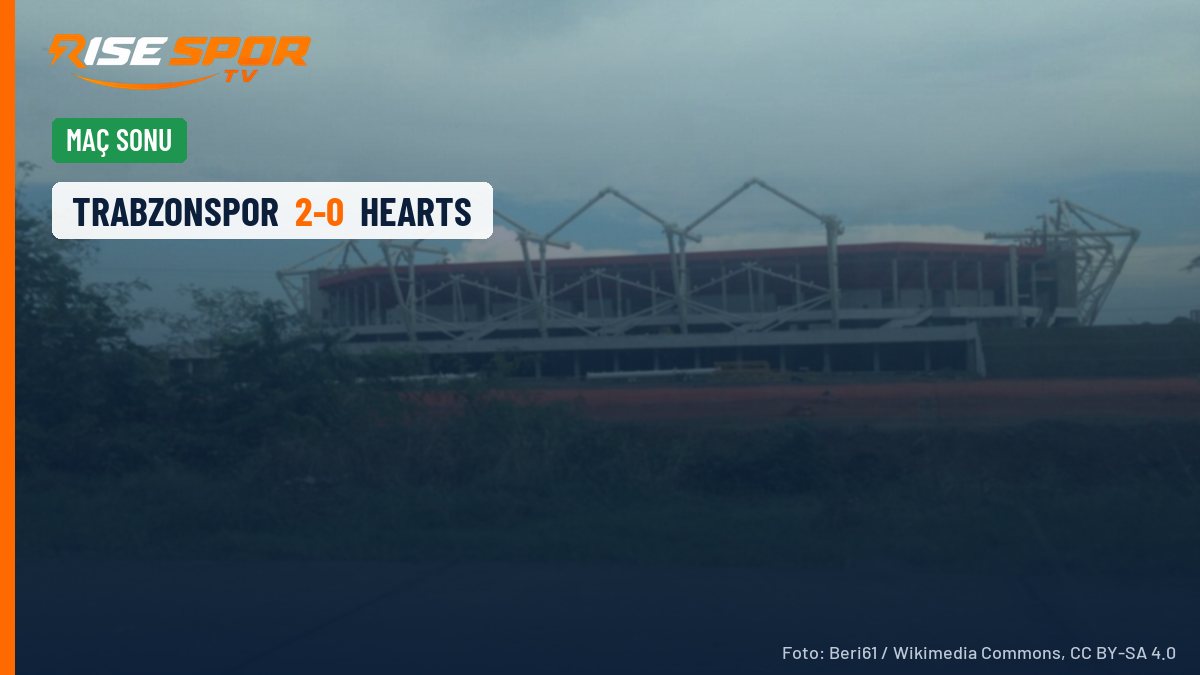 Trabzonspor, Hearts'ı 2-0 geçti: Konferans Ligi'nde iki maçta altı puan