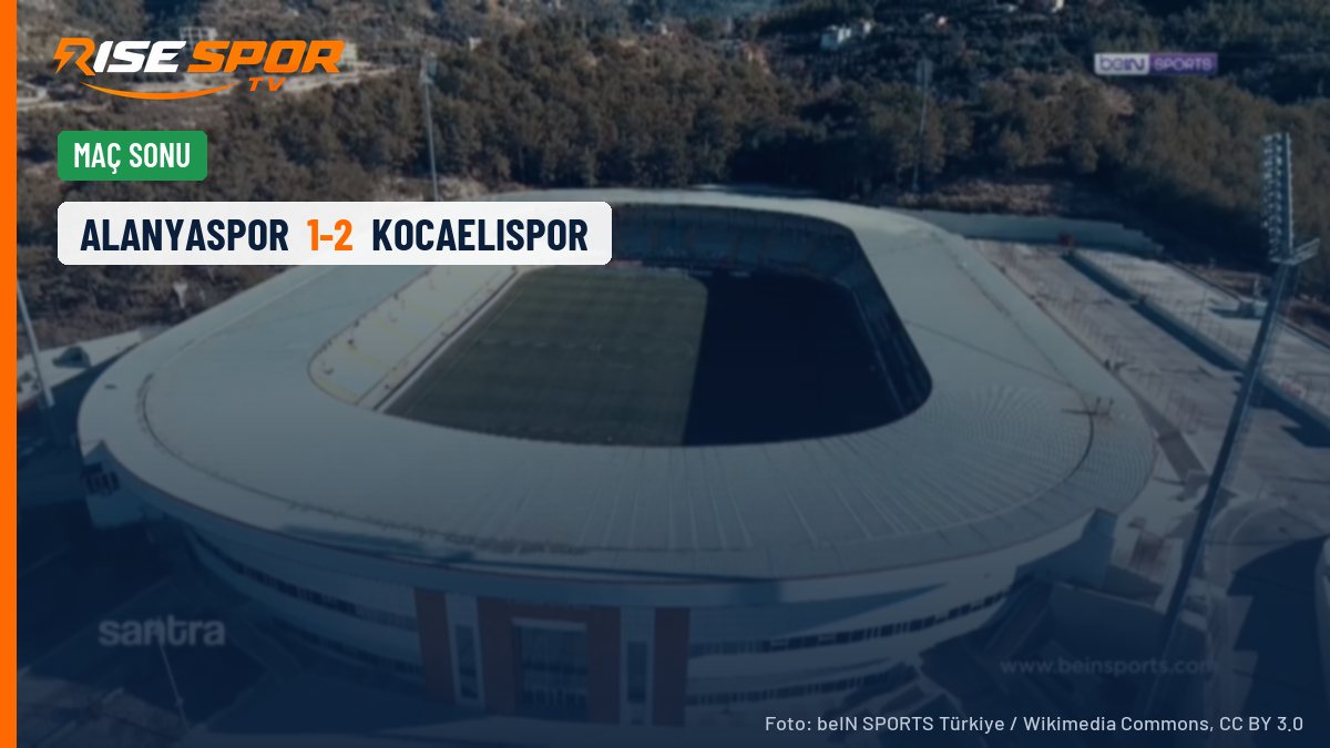 Kocaelispor, Alanya'da iki maçlık galibiyet hasretini bitirdi: 2-1