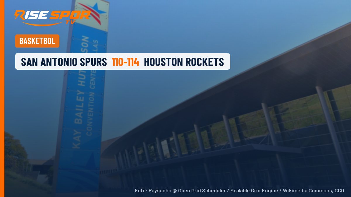 Alperen Şengün 29 sayı attı, Rockets Austin'de Spurs'ü 114-110 yendi